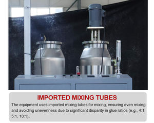 자유롭게 조정 가능한 접착 마진이 있는 캔틸레버형 에폭시 클리닝 머신 (<span class=keywords><strong>CLT</strong></span> 보드 냉장 트럭 쉘터 보드용) - Product Image 2