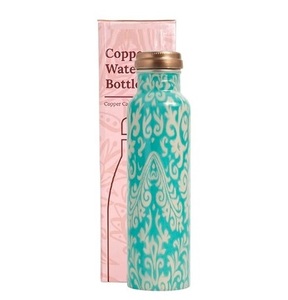Pure copper <b>water</b> <b>bottle</b> eco-friendly, leak-proof & ideal for Ayurvedic health benefits and daily hydration modern <b>bottles</b> - Product Image 4