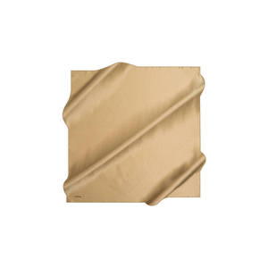 Écharpe carrée de créateur 100% soie - Imprimé léopard et pois élégant et tendance - Product Image 1