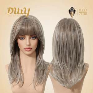 วิกผมสังเคราะห์ Solana C-DWY ยาว 20 นิ้ว สีน้ำตาลอ่อน แบบไม่ต้องใช้กาว  วิกผมใยไหมไบโอนิค เทคโนโลยีใหม่ วิกผมสังเคราะห์รุ่นใหม่ - Product Image 4