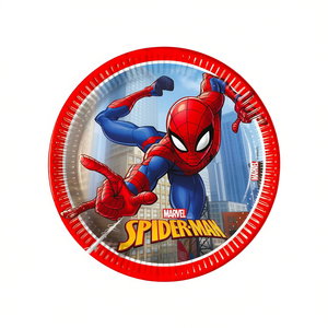 Assiettes jetables Spider-Man 19,5 cm 6 pièces pour fêtes - Product Image 2
