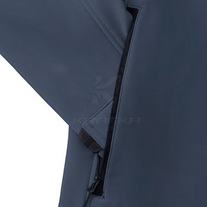 Veste d'hiver softshell à col montant, logo sur le devant, confortable, chaude, pour l'extérieur, parfaite pour les journées froides, usage quotidien, voyage, légère, pour homme - Product Image 6