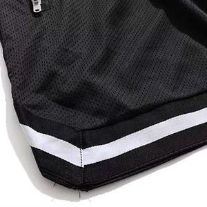 กางเกงขาสั้นผ้าฟลีซผ้าฝ้าย 100% สำหรับผู้ชายพร้อมเอวยางยืด - Product Image 5