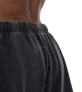 Unisex High Street French Terry Fitness Running Shorts Breathable Cotton Solid Pattern <b>Elastic</b> Waist Summer Sport Men's - Product Image 3