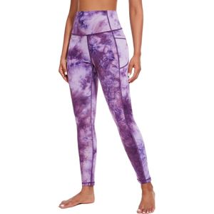 Leggings de yoga pour femmes, taille haute, contrôle du ventre, tissu respirant extensible dans les 4 sens, séchage rapide, pour la course à pied et l'entraînement - Product Image 3