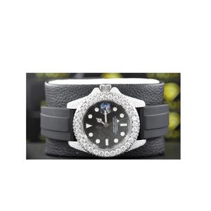 Reloj de diamantes resistente al agua de buena calidad Moissanite Diamond VVS Clarity Reloj moderno de lujo de India - Product Image 1