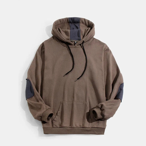 Sweat à capuche polaire d'hiver à manches longues personnalisé de haute qualité 500 GSM coton épais blanc sweats à capuche unis pour hommes - Product Image 1