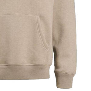 Sweat à capuche uni unisexe à manches longues avec cordon de serrage pour hommes - Product Image 4