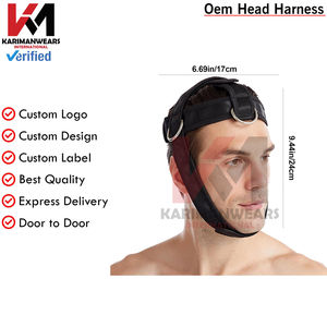 Arnés de Ejercicio para Cabeza/Cuello de Algodón Duradero de Alta Calidad OEM, Cadena de Acero Resistente, Accesorio de Equipo de Fitness Personalizable para Ejercicios Pesados - Product Image 5
