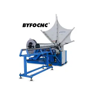 BYFOCNCステンレス鋼スパイラルダクト製造機BYL-1500スパイラルダクトマシン