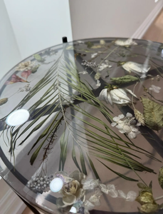 โต๊ะรับประทานอาหารและโต๊ะกาแฟเรซิ่นทำมือสไตล์โมเดิร์นสุดหรู กันน้ำ เหมาะสำหรับห้องนั่งเล่น งานแต่งงาน ฉลองครบรอบ ฉลองเทศกาลดีวาลี - Product Image 2