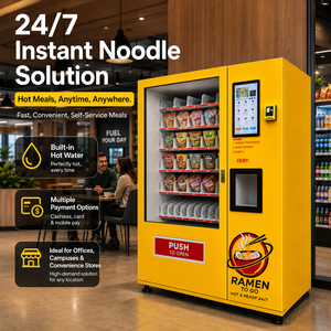 Máquina Expendedora de Fideos Instantáneos con Agua Caliente para Ramen <span class=keywords><strong>y</strong></span> Fideos en Vaso con Pantalla Táctil - Product Image 3