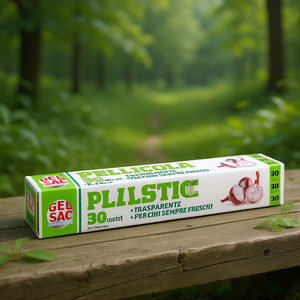 Pellicola alimenti (30 mt h.29 cm <b>9</b> Micron) Trasparente 430307 - Product Image 3