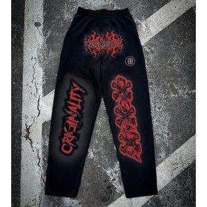 <b>Men</b> Tracksuit Custom Graphic Digital Sportswear Heavyweight Oversized Sweatsuits 100%Cotton Streetwear Flared Tracksuits for <b>Men</b> - Product Image 2