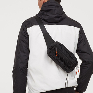 Chaquetas Cargo de Nailon Casuales para Hombre, Ligeras, Estilo Urbano, Personalizadas OEM, Cortavientos Impermeable con Capucha para Hombre - Product Image 3