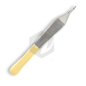 Pince en carbure de tungstène Adson à usage professionnel 1x2 dents 6 pouces Instruments chirurgicaux en acier inoxydable antirouille Source d'alimentation manuelle - Product Image 4
