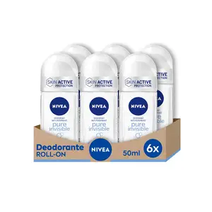 Nivea Deodorant Whitening Extra Care 48h Roll-on for export / Black & White Anti-Perspirant 50ml Roll on NIVEA MEN for sale