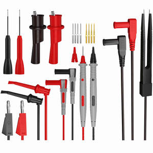 Juego De Cables De Prueba Y Pinzas Cocodrilo/Tipo Banana Para Multímetro Eléctrico Instrumentos De Accesorios - Product Image 1