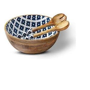 High Quality Wooden Dinner Table <b>Bowls</b> for Home and Hotel for Serving Salad Cereal Party <b>Popcorn</b> in Kitchen Decor - Product Image 1