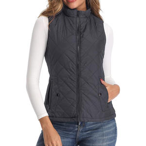 2025 chaqueta acolchada personalizada para mujer moda Vintage decorado impermeable lana medio chaleco sin mangas ropa de invierno para hombres/mujeres - Product Image 1