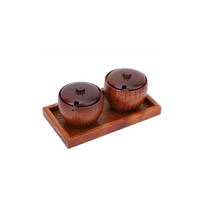 Salero de madera elegante, accesorios de cocina para Hotel, vajilla de comedor de piedra, cuenco de sal de madera decorativo creativo - Product Image 5