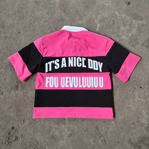 Ropa de calle con logotipo personalizado Boxy Fit para camisas 100% algodón bordado sólido impreso de punto de secado rápido de longitud Regular para hombres - Product Image 4