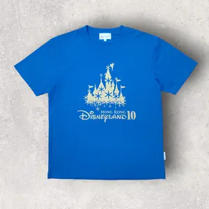 Fabricants conformes aux FAMA Jersey de coton Tissu imprimé écologique en feuille d'or T-shirts pour hommes Logo personnalisé imprimé col rond - Product Image 1