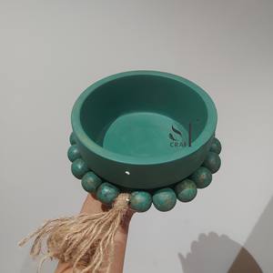 Vente en gros de bol à pâte en bois d'acacia écologique unique Bougie faite à la main Décoration de table pour les fêtes Produit de style ferme chaud - Product Image 3