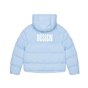 Venta caliente chaqueta acolchada de invierno Unisex colores personalizables tamaños cuello de burbuja con capucha con Logo colección de invierno exclusiva - Product Image 5