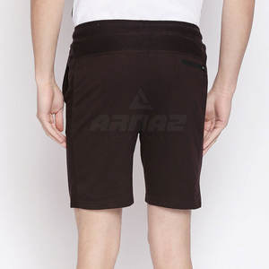 Short décontracté simple et à la mode pour hommes pour un confort quotidien Short pour hommes en tissu doux avec fermeture à cordon et poches latérales - Product Image 3