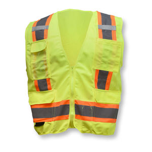 Chaleco de Seguridad Reflectante Antiestático Cómodo y Transpirable, Resistente al Agua, para Venta, con Logotipo Personalizado - Product Image 3