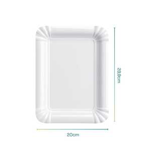 75 vassoi per servire in cartone monouso in politene misura 5 (29.5x20.5cm)-per pasticcerie - Product Image 2