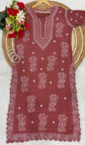 ชุดแต่งกายสำหรับใส่ไปงานปาร์ตี้และออฟฟิศสำหรับผู้หญิงดีไซน์แบบ lucknowi - Product Image 6