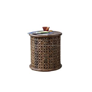 Tabouret de jardin en bois le plus vendu tabouret décoratif d'extérieur et d'intérieur pour la décoration du salon disponible chez Bulk Supply - Product Image 1