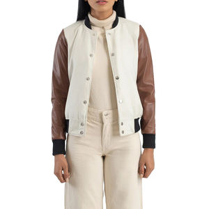 Vente en gros OEM personnalisé hiver 100% laine Varsity Jacket femmes 2025 Basketball grande taille hommes vestes Varsity Jackets - Product Image 1