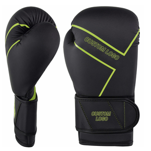Guantes de Kick Boxing para hombre y mujer, de cuero PU para Karate al aire libre, Muay Thai Fight MMA Sanda Training, estilo liso de Pakistán - Product Image 3