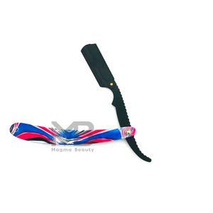 Multi Color Stainless Steel Wood Hair Removing Beard Shave Razor Single <b>Edge</b> Blades Private Label Good Quality Salon Barber Home - Product Image 3