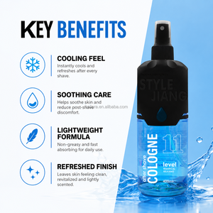 Colonia para Después del Afeitado con 75% de Alcohol, 400 ml, Refrescante y Aclarante, Spray para el Cuidado Masculino, para Barbería, Suministro al por Mayor de Fábrica - Product Image 2