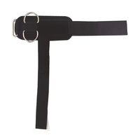 Correas de Muñeca Ajustables de Algodón y Neopreno Transpirables y Ecológicas con Anillo en D para Levantamiento de Pesas, Culturismo y Powerlifting