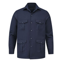 Traje de Safari moderno con diseño ajustado y construcción ligera Conjunto de traje de Safari para hombre con bolsillos funcionales