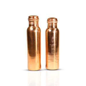 Botella de agua de cobre puro de alta calidad de 500ml, alta demanda, exportación desde India - Product Image 2