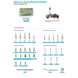 เครื่องมือทันตกรรมต้นแบบและไขควงหักชุดเครื่องมือกำจัด FPRK-02 - Product Image 3