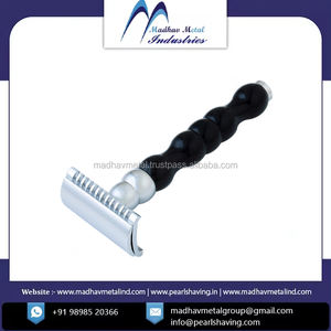 Maquinilla de afeitar de seguridad de acero inoxidable mariposa suministro a granel con una sola hoja precio competitivo de alta calidad de proveedor indio - Product Image 3