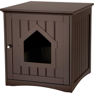 Caja de arena, gabinete de caja de arena oculta para gatitos, muebles de madera para mascotas de alta calidad hechos por un fabricante vietnamita - Product Image 3