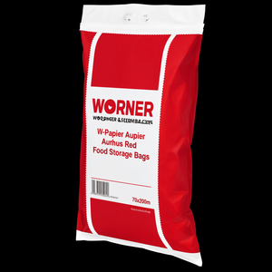 Sacs de conservation alimentaire rouges WOERNER W-Papier Aarhus 70x200m - Product Image 3