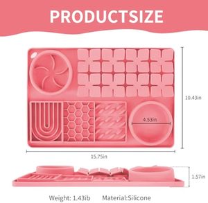 Wholesale <b>Silicone</b> Dog Feeding Licking <b>Mat</b> BPA Free Non Slip Pad Dishwasher Safe Slow Feeder Calming Solution for Pets - Product Image 2