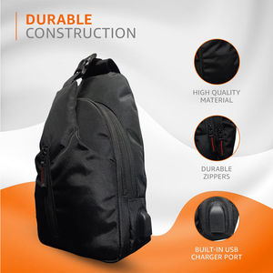 Bolsa de Hombro Cruzada de Cuero para Hombre, Precio Económico al por Mayor, Bolsos de Hombro de Cuero 100% para Hombre - Product Image 2