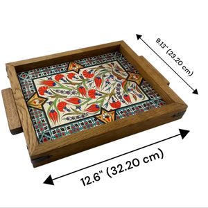 Plateau de service en bois MDF avec revêtement émaillé, design, hôtels et restaurants, articles de cuisine, plateau de table, haute qualité - Product Image 1