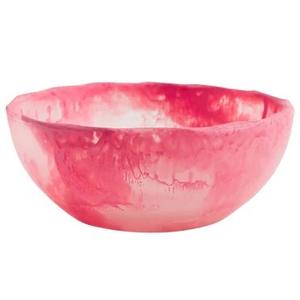 ชามใส่สลัดและผลไม้ทำจากเรซินทรงกลมขนาดใหญ่เป็นมิตรกับสิ่งแวดล้อมพร้อมชามเสิร์ฟทำด้วยมือหลากสี - Product Image 2