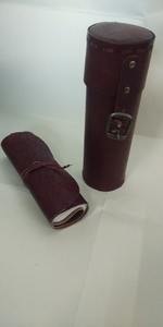 <b>Vintage</b> Handmade A5 Size Leather Box Genuine Leather Journals and Foldable Tube Case Non-Blotting Paper for Gifts and Diaries - Product Image 5